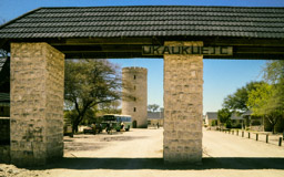 Okaukuejo 1897 von der damaligen deutschen Kolonialverwaltung errichtet